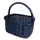 Cos de piata din rachita albastru - Delumani - Magazin Romanesc