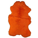 Blana naturala de oaie - portocaliu - Delumani - Magazin Romanesc