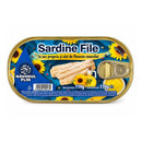 File de sardine in suc propiu si ulei de floarea-soarelui