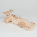 Masina Formula 1 din lemn natural - Delumani - Magazin Online Romanesc 