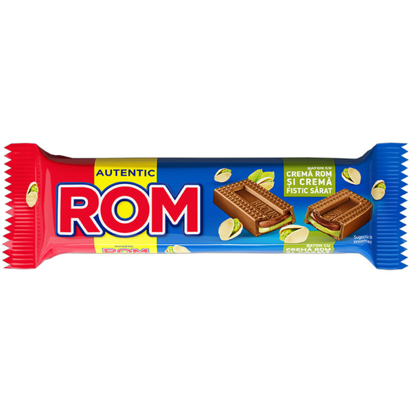 Rom - baton cu crema rom si crema fistic sarat