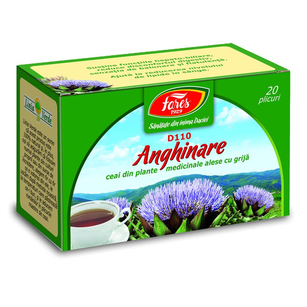 Anghinare, frunze, D110, ceai la plic, Fares